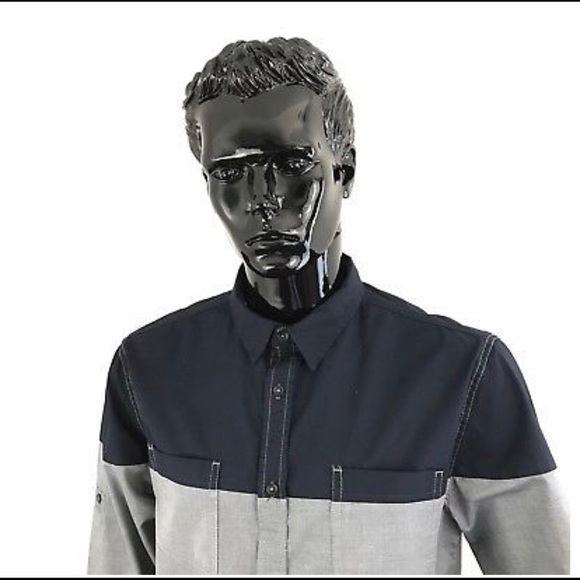 Rock&Republic Mens Large Two-Tone Blue/Grey - Picture 7 of 7